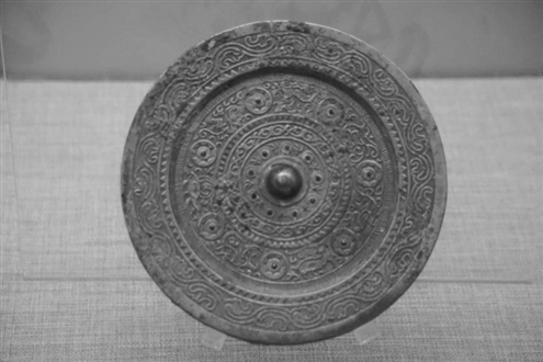汉代四神铜镜城阴城遗址出土高密市博物馆藏